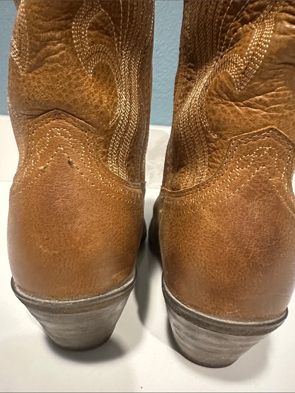 Ariat Brown Western Heeled Cowboy Boots - Picture 5 of 7